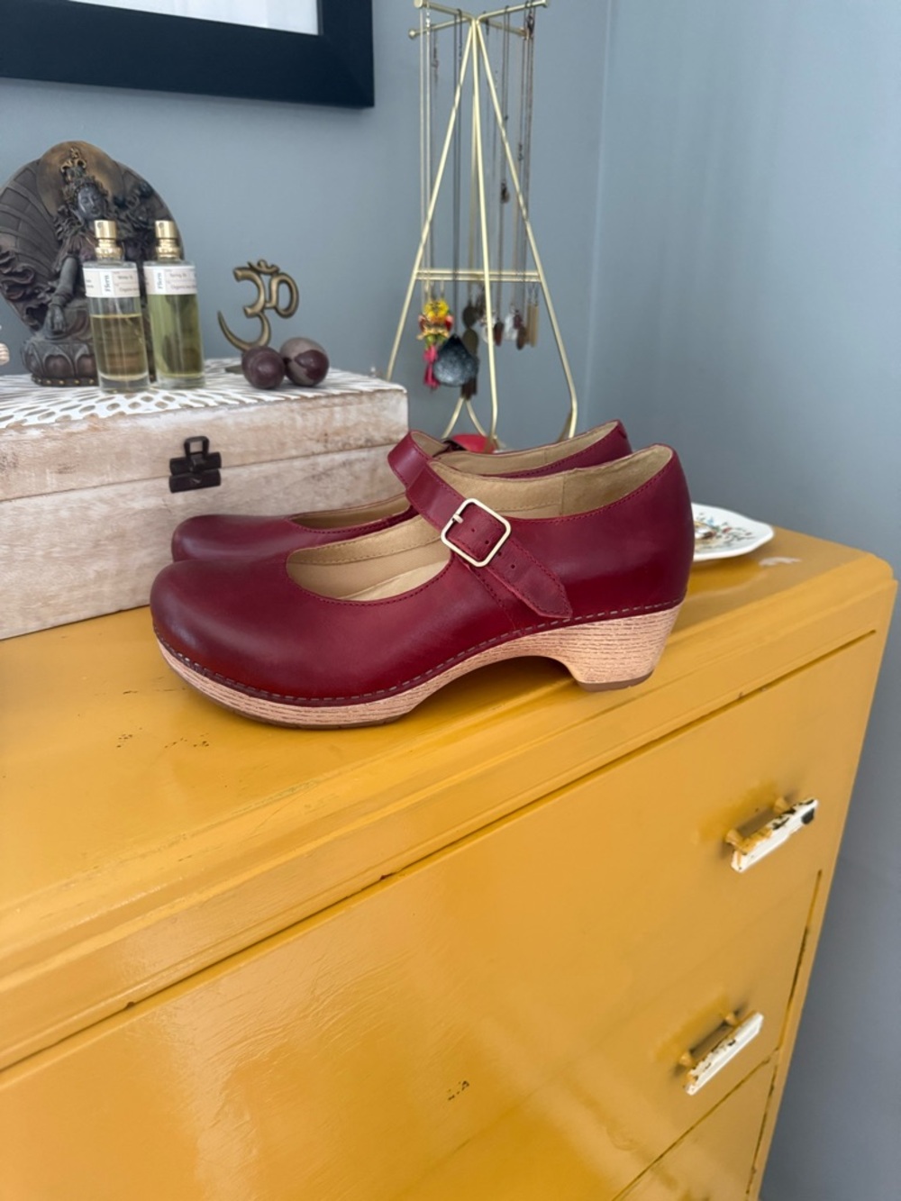 Dansko Red Mary Janes